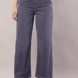NoBarr Women Wide Leg Cotton Trousers-image-34