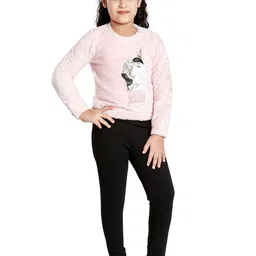 Peppermint Girls Embellished Top with Trousers-image-52