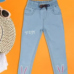 A-Okay Girls Clean Look Embroidered Slim Fit Denim Jeans-picture-15