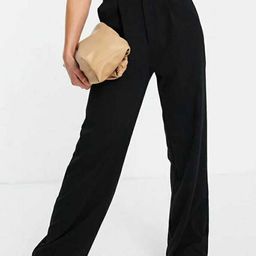 Next One Women Smart Straight Fit Easy Wash Pleated Stretchable Parallel Trousers-picture-1