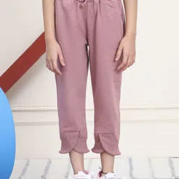 MINI & MING Girls Relaxed Low-Rise Easy Wash Pleated Trousers-picture-16