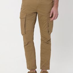 Mufti Men Slim Fit Mid-Rise Cargo Trouser-picture-47