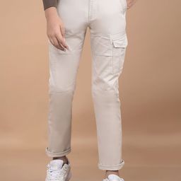 Crimsoune Club Boys Smart Slim Fit Cargos Trousers-picture-36