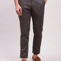 ColorPlus Men Slim Fit Mid-Rise Chinos Trousers-image-68