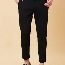 Being Human Men Skinny Fit Cropped Trousers-image-15