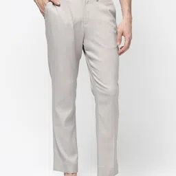 RARE RABBIT GLADE-1 Men Comfort Mid Rise Cotton Trousers-image-23