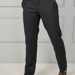 JOHN WATSON Men Mid-Rise Comfort Cotton Formal Trousers-picture-16
