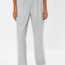 Trendyol Women Mid-Rise Pleated Trouser-picture-44