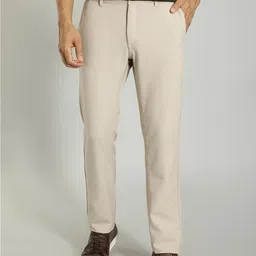 Indian Terrain Men Brooklyn Slim Fit Mid Rise Trousers-picture-37