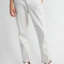 Arrow Sport Men Mid-Rise Zip Flat-Front Cotton Slim Fit Trouser-picture-35