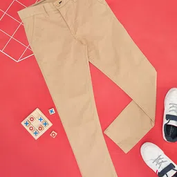 Pantaloons Junior Boys Mid Rise Cotton Trousers-picture-31