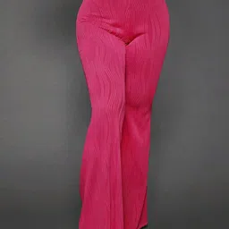 Stylecast X Slyck Women Mid-Rise Comfort Flared Wrinkle Free Trousers-picture-34