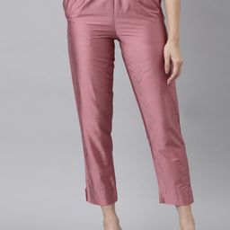 Go Colors Women Tailored Tapered Fit Cigarette Trousers-picture-38