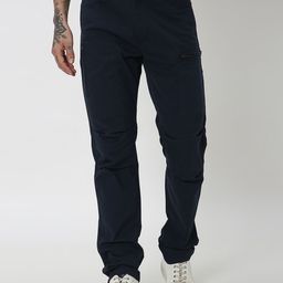 Mufti Men Mid Rise Cargos Trousers-picture-19