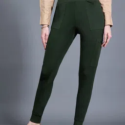 Chemistry Women High-Rise Cargos Trousers-image-46