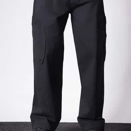 HOP HEAD Men Straight Fit Easy Wash Cotton Cargos-picture-17