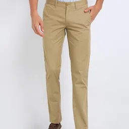 t-base Men Brown Easy Wash Chinos Trousers-picture-35