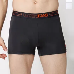 UnderJeans by Spykar Pack of 3 Mid-Rise Trunk 24488470-1-20389960-picture-32