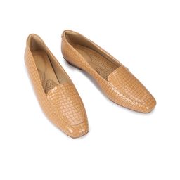 yoho Women Textured Square Toe Loafers-picture-36