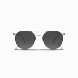 SAM AND MARSHALL Alpha UV Protected Tinted Metal Round Black Sunglasses-picture-26