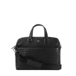 Eske Black Brooks Genuine Leather 14 Inch Laptop Bag-image-29