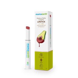 Mamaearth Moisture Matte Longstay Lipstick with Avocado Oil & Vit E 2g - Citrus Nude 13-picture-40