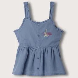 ELLE Girls Gathered Cinched Waist Top-picture-21