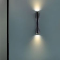 Areezo Black Aluminium Abstract Shaped Wall Lamp-picture-35