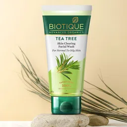 Biotique Women Advanced Organics Tea Tree Skin Clearing Face Wash 150 ml-picture-18