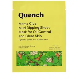 Quench Mama Cica Mud Dipping Sheet Mask for Oil Control & Clear Skin-picture-23