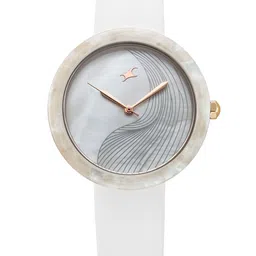 Fastrack Women Brass Patterned Dial & Leather Straps Analogue Watch 68035KL01-picture-18