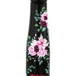 NIRLON Black Stainless Steel Printed Wall Vacuum Water Bottle 1 Ltr-image-69