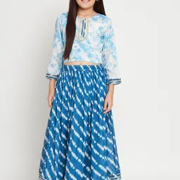 Readiprint Girls Dyed Tie and Dye Ready to Wear Lehenga Choli-picture-24