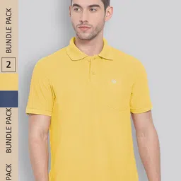 LUX NITRO Pack of 2 Polo Collar Anti Odour Cotton Blend T-Shirt-picture-37