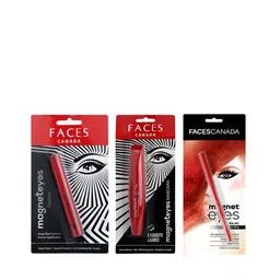 FACES CANADA Set Of Magneteyes Kajal, Black Mascara And Black 01 Magneteyes Eyeliner-picture-26