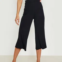 Boohoo Women Wide Leg Culottes Trousers-image-53
