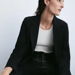 WAREHOUSE Single-Breasted Longline Blazer-picture-24