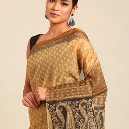 SHANVIKA Ethnic Motifs Pure Cotton Saree-picture-25
