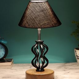 Devansh Blue Solid Table Lamp With Shade-picture-42