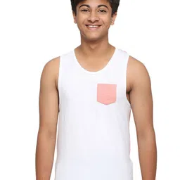 FRENCHIE Boys Colourblocked Sleeveless Innerwear Vests-picture-39