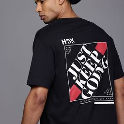 HRX by Hrithik Roshan Men Graphic Printed Bio Finish Oversized T-shirt-picture-28