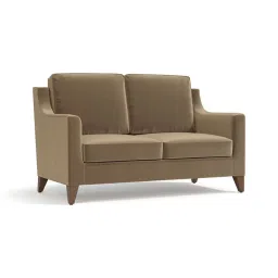 urban ladder create Abbey 2 Seater Fabric Sofa in Fawn Velvet Colour-picture-15