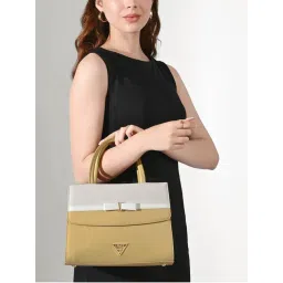 Lavie Signature Yellow Womens Tupelo 2C Satchel Bag (M)-image-45