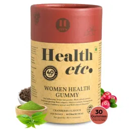 Health etc. Perimenopausal Gummies for 40+ Women | Cranberry Extract, Black Cohosh, Soy Isoflavones & Ginseng | Vegan, Sugar Free, Gelatin Free | 30 Gummies-image-3