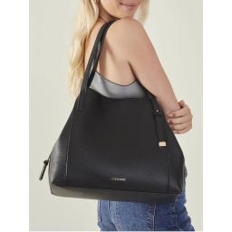 Accessorize London Women'S Black Bucket Shoulder Bag-picture-7