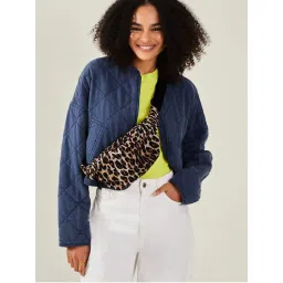 Accessorize London Women Brown Leopard Print Crossbody Bags-image-23