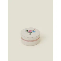 Accessorize London Women's Cream Embroidered Jewellery Box-image-65
