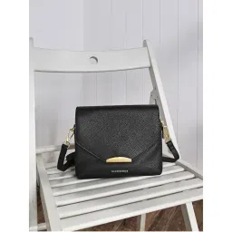 Accessorize London Womens Double Zip Cross Body Bag Black-image-26