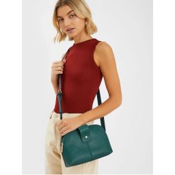Accessorize London Women Green Double-Zip Sling Bag-picture-7