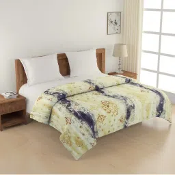 Swayam Pure Cotton Double Bed Ac Comforter-Yellow-image-52